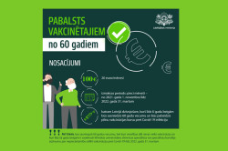 Pabalsts vakcinētajiem no 60 gadiem