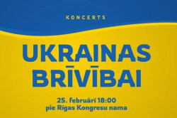 Šodien Rīgā - koncerts Ukrainas atbalstam