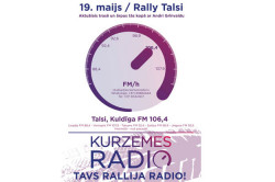 Kurzemes Radio ēterā tiešraide no "Rally Talsi"